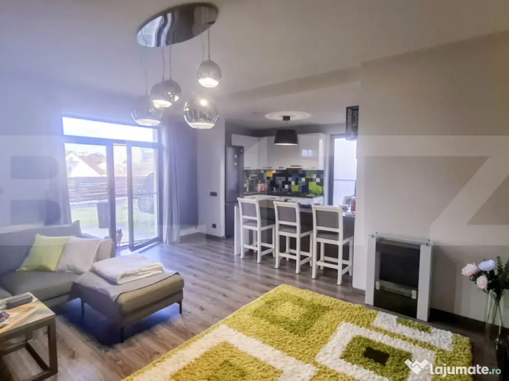 Apartament în casă cu 3 camere, 100mp și grădină propri 