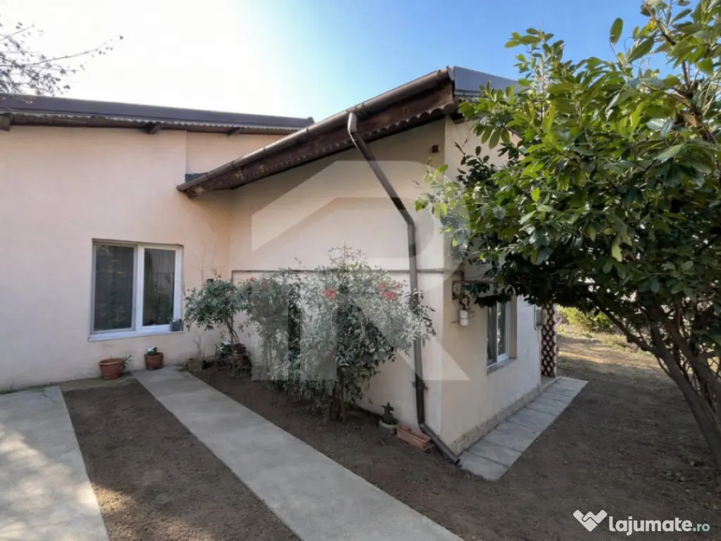 Casă spațioasă cu curte proprie 3 camere + birou Dobroe 