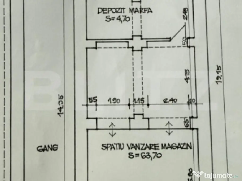 Spațiu comercial de închiriat, 80 mp – Ultracentral, zon