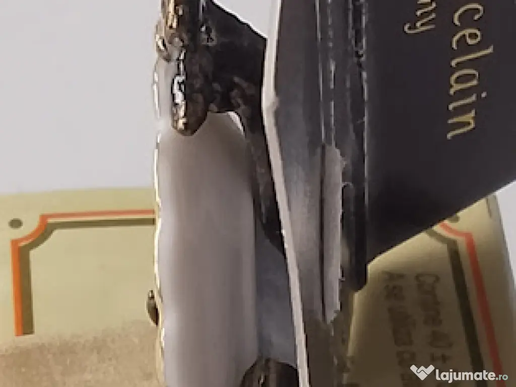 Miniatură Porțelan Reutter - Portret Împărăteasa Sisi, Aur 24K 