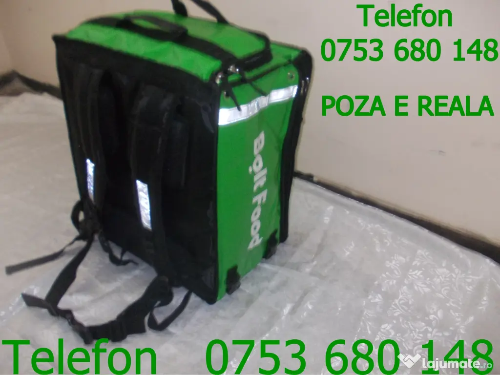 Geanta Bolt Food,modelul NOU de rucsac termic Bolt,EXTENSIBIL,transport alimente