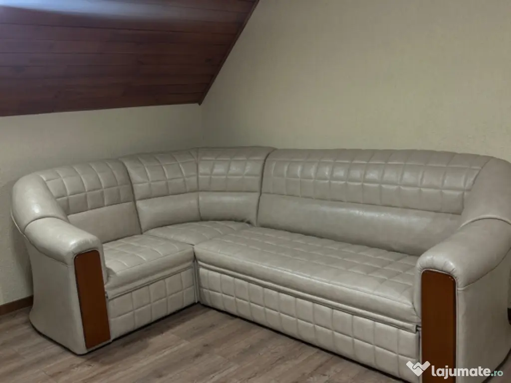 Colțar din piele naturală – elegant, extensibil 