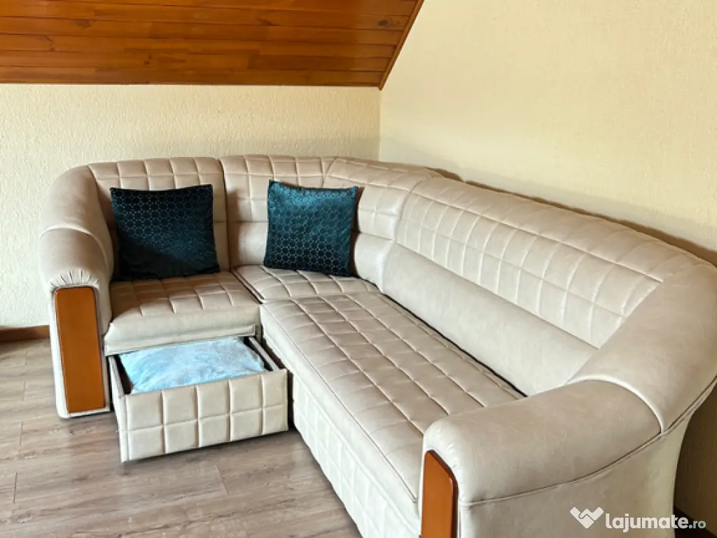 Colțar din piele naturală – elegant, extensibil 