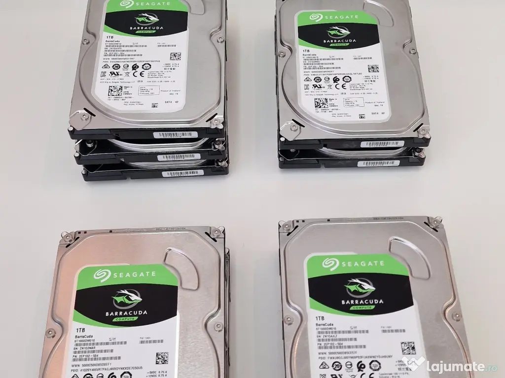 HDD Seagate BarraCuda 1TB – 9 bucăți disponibile 
