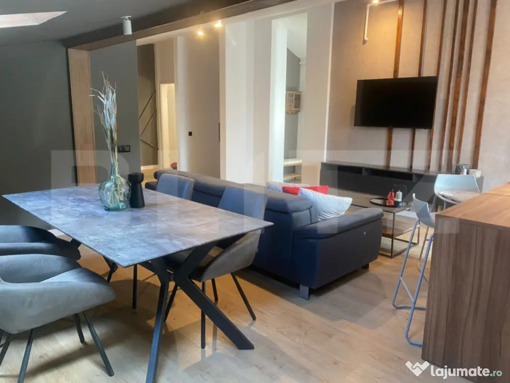 Apartament cu 3 camere, 90 mp, cu parcare si boxa la subsol,