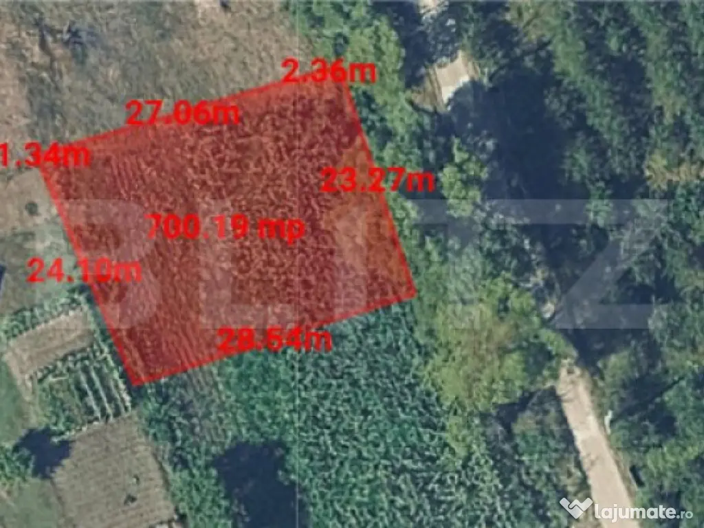 Teren intravilan 7 ari, construcție casă, zonă liniștit? 