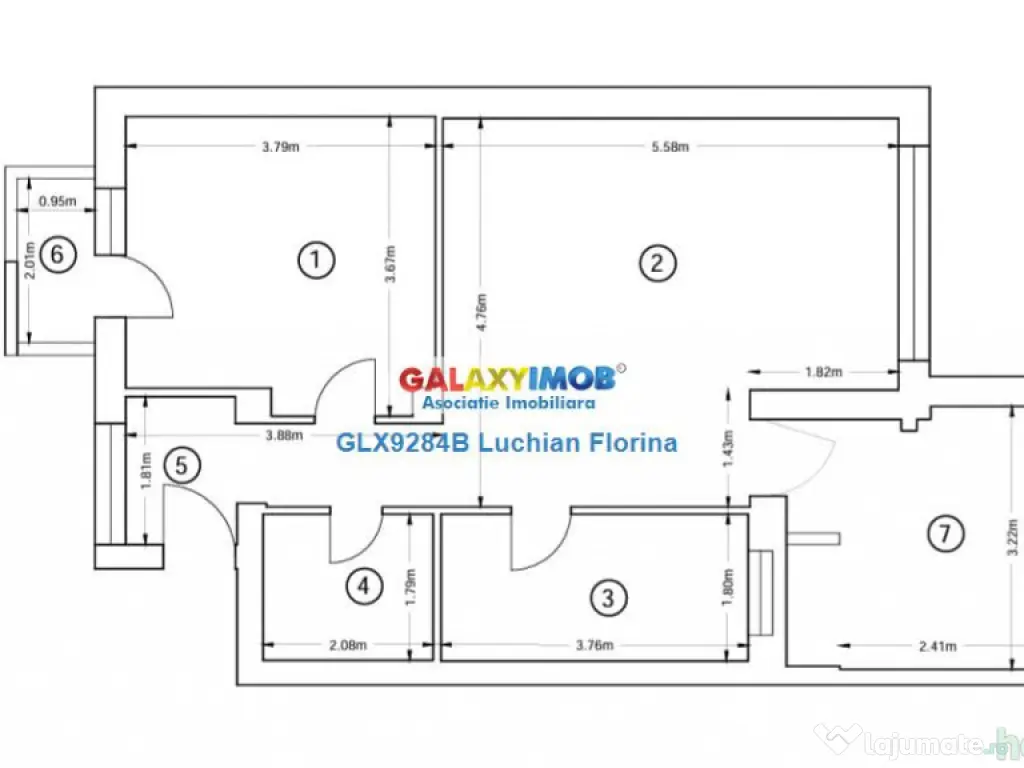 Apartament 3 camere, curte proprie, parcare I Giulesti 