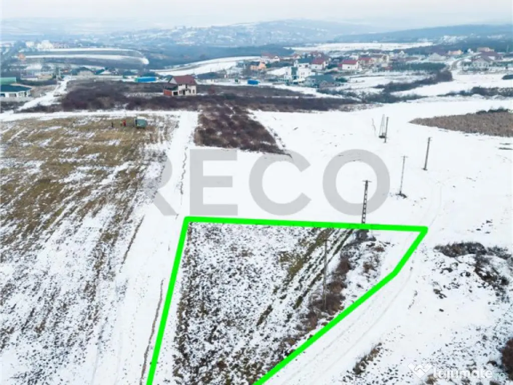 RECO Teren intravilan in Paleu cu dublu front generos 