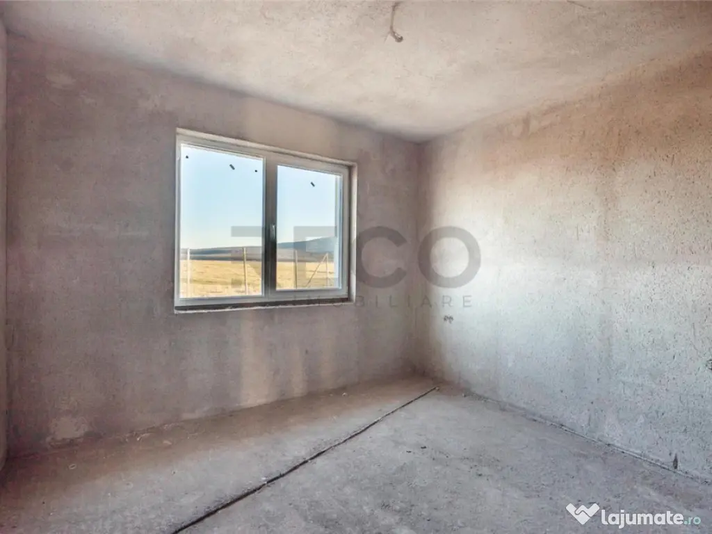 RECO Casa plan parter cu 3 camere, semifinisata, la 7 minute 