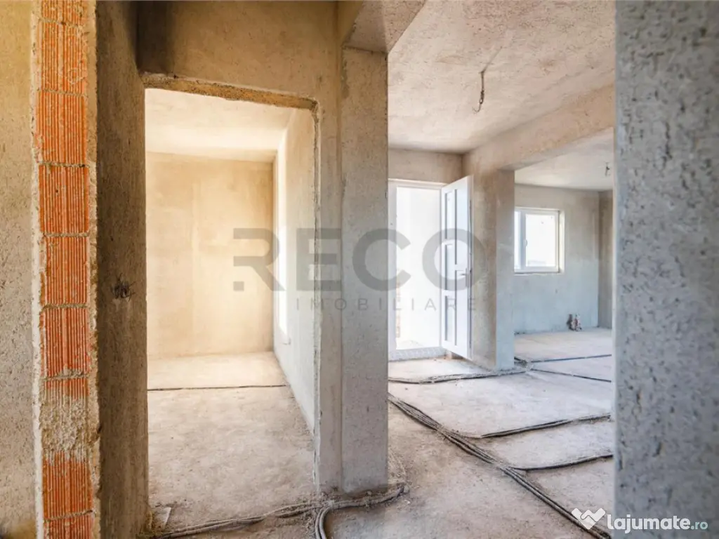 RECO Casa plan parter cu 3 camere, semifinisata, la 7 minute 