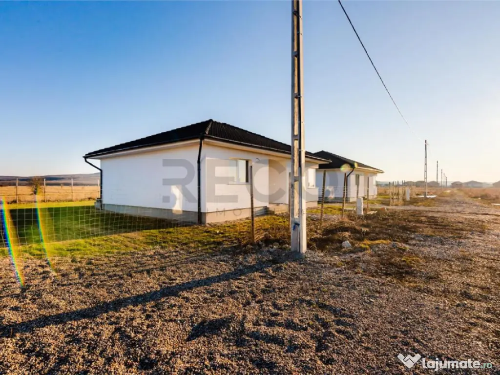 RECO Casa plan parter cu 3 camere, semifinisata, la 7 minute 