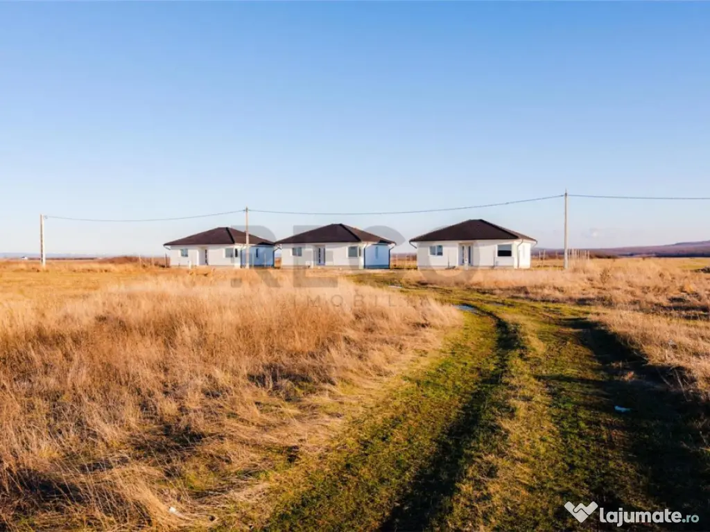 RECO Casa plan parter cu 3 camere, semifinisata, la 7 minute 