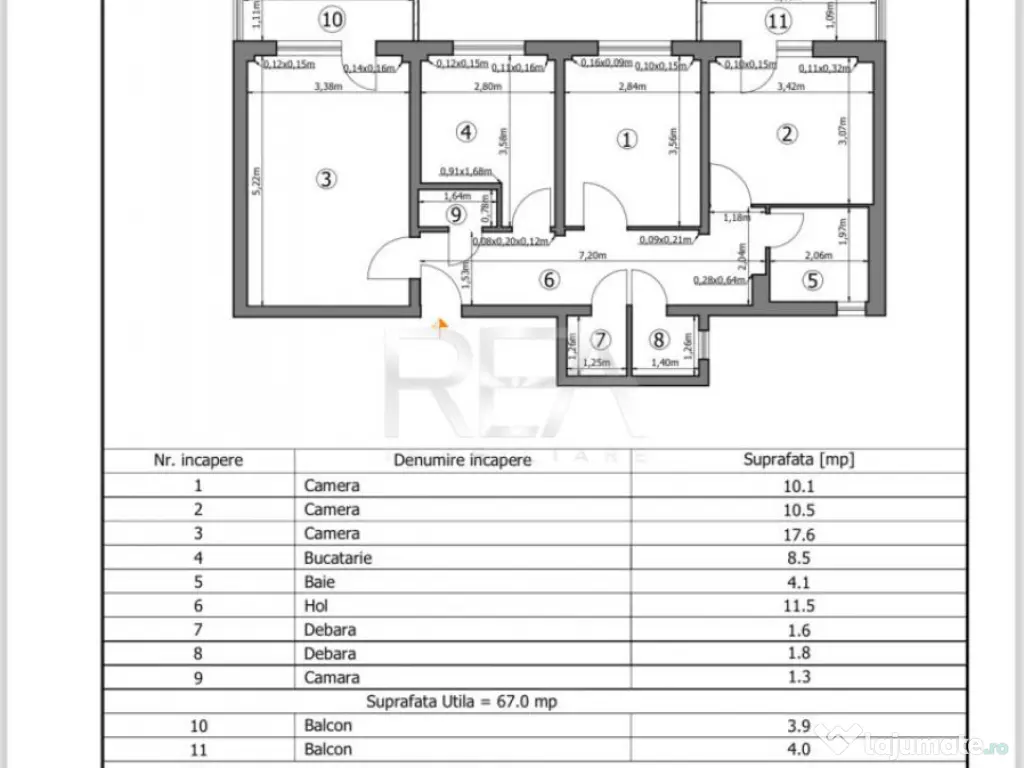 3 camere- Decomandat- Calea Rahovei 