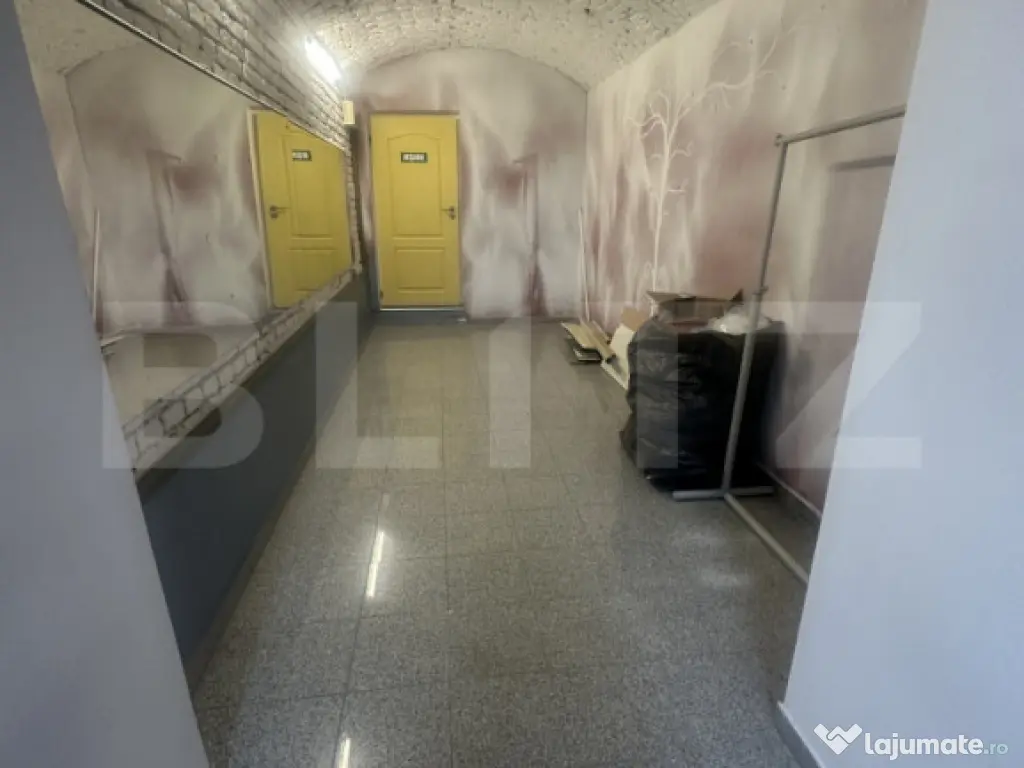 Spațiu croitorie subsol, 99mp,zona centrala 