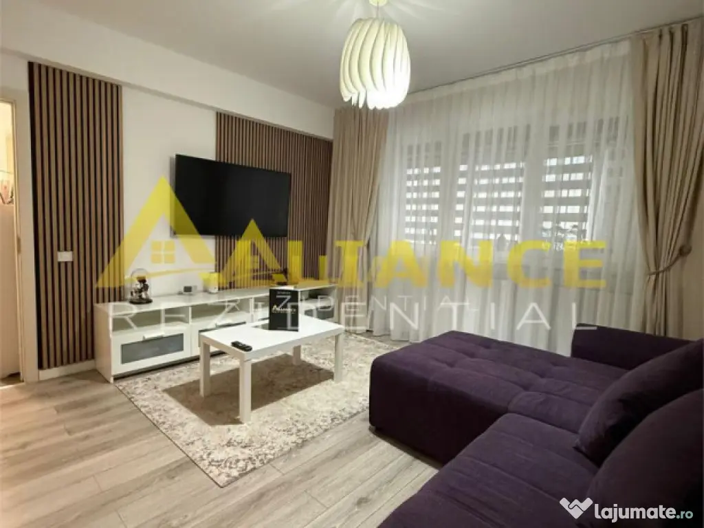 MOBILAT/UTILAT - Apartament 2 camere decomandat - PARCARE 