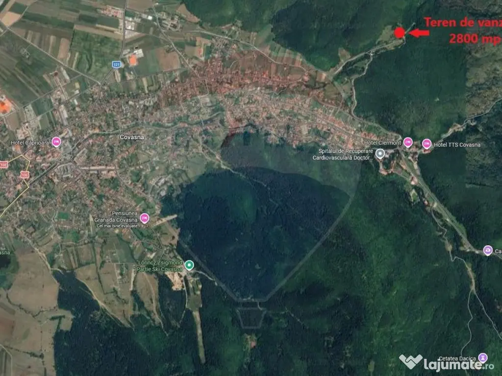 Poienita 2800mp, Covasna, zona hotel Clermont, inconjurat... 