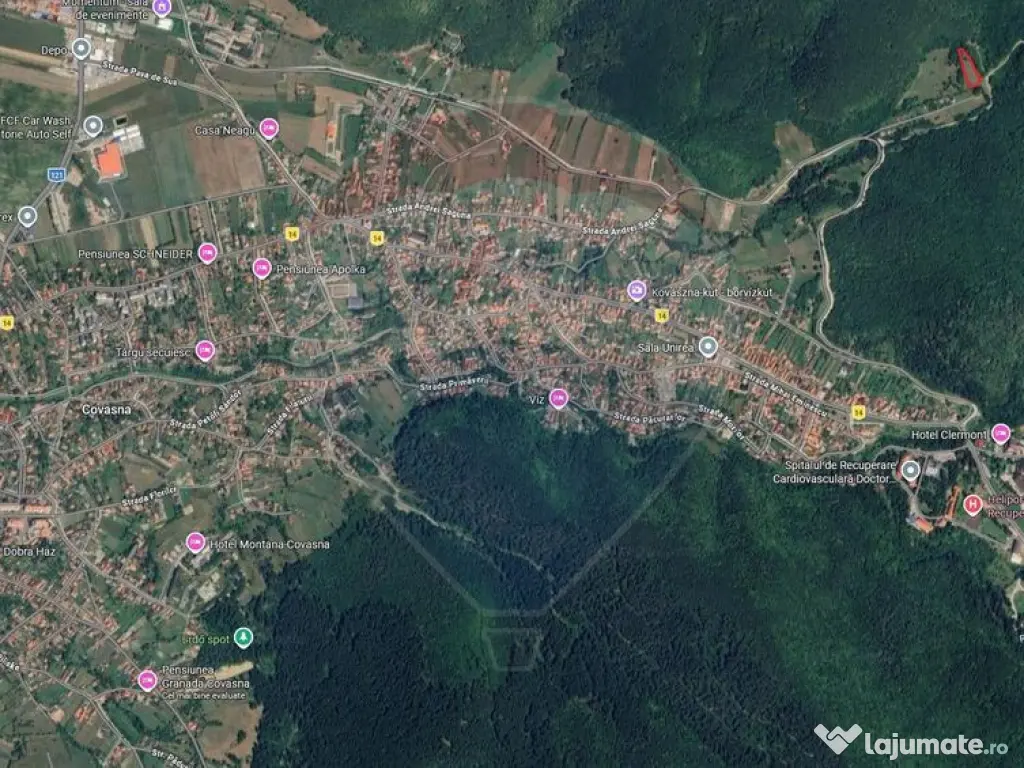 Poienita 2800mp, Covasna, zona hotel Clermont, inconjurat... 
