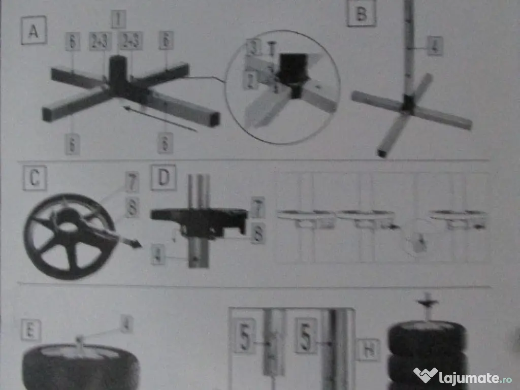Suport pentru depozitarea cauciucurilor NOU 