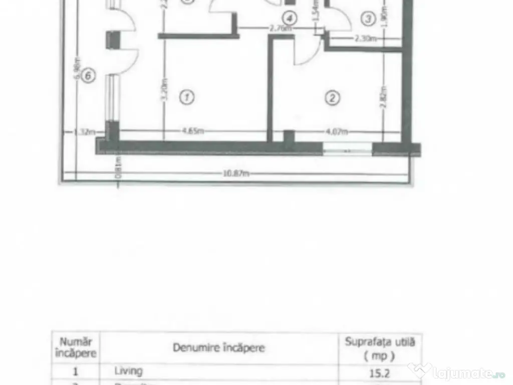 Apartament 2 camere 62 mp + loc de parcare Prelungirea Ghenc 