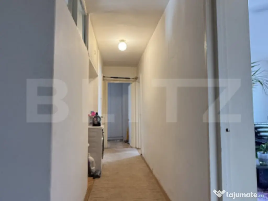 Apartament 3 camere – 65 mp – balcon închis – zona ex