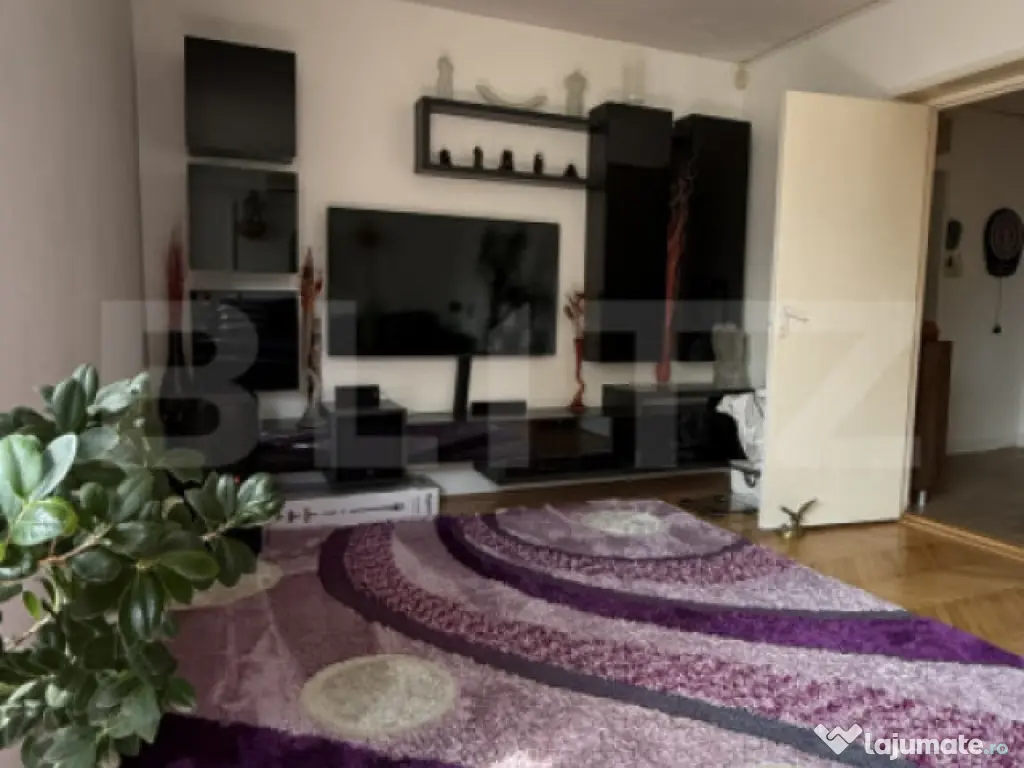 Apartament 3 camere – 65 mp – balcon închis – zona ex