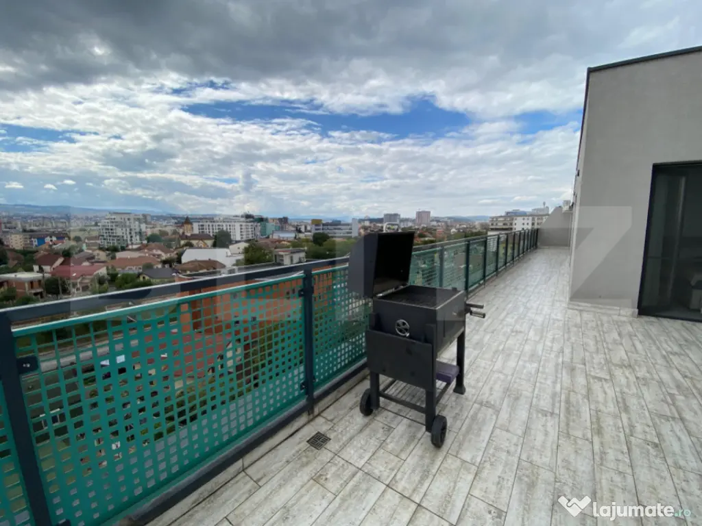 Apartament modern cu 3 camere, 68mp, 2bai, terasa 50mp, gara