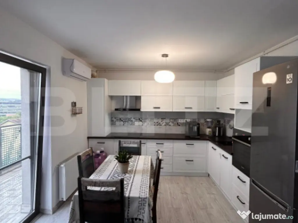 Apartament modern cu 3 camere, 68mp, 2bai, terasa 50mp, gara