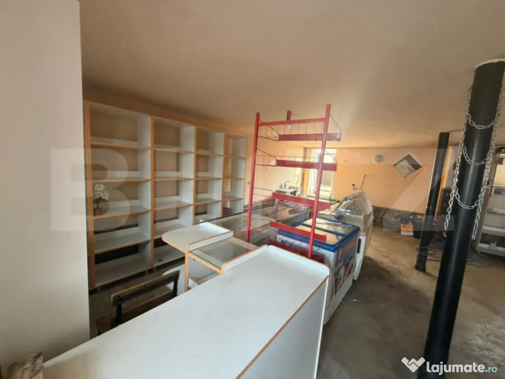 Spațiu comercial de închiriat – Drăgușeni | 98 mp util 