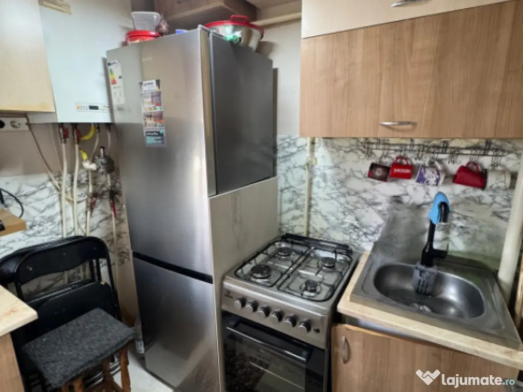 Garsonieră 24 mp cartier Gării, et. 4, mobilată, fără i 