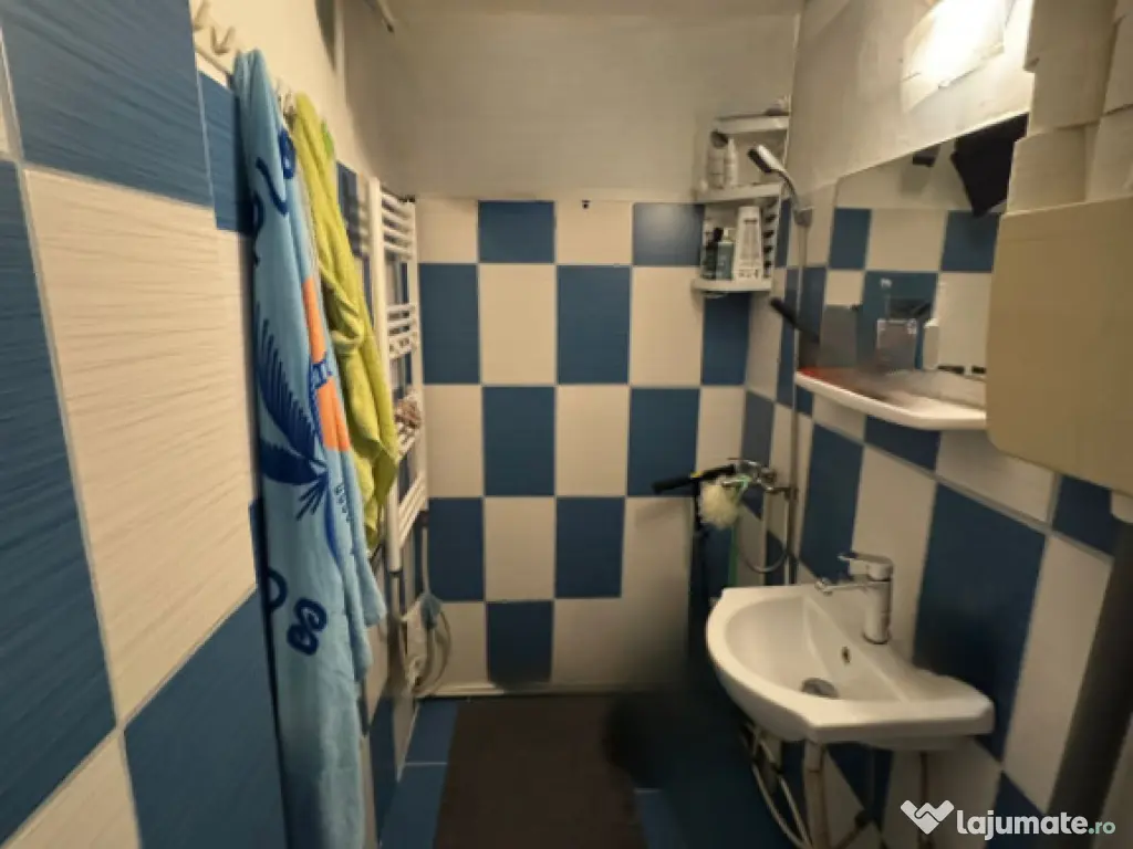 Garsonieră 24 mp cartier Gării, et. 4, mobilată, fără i 