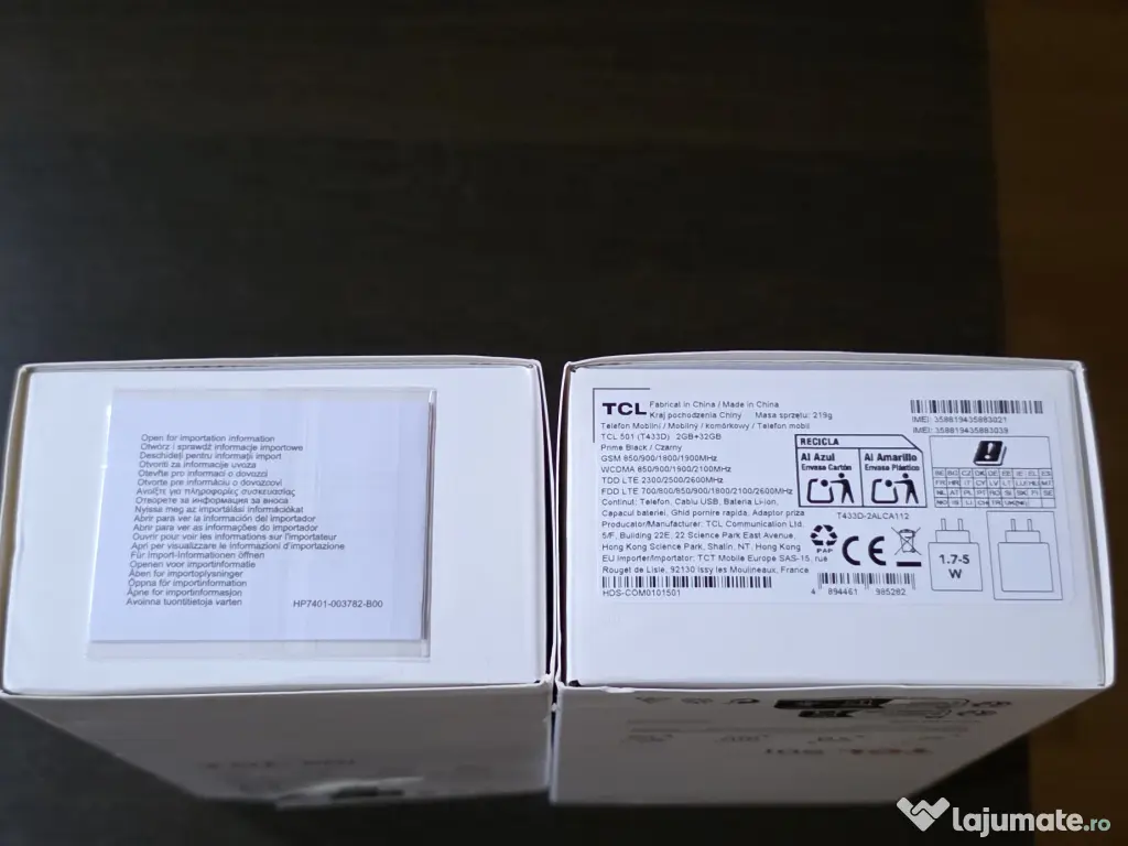 TLC 501,2 buc.noi,sigilate,garanție 