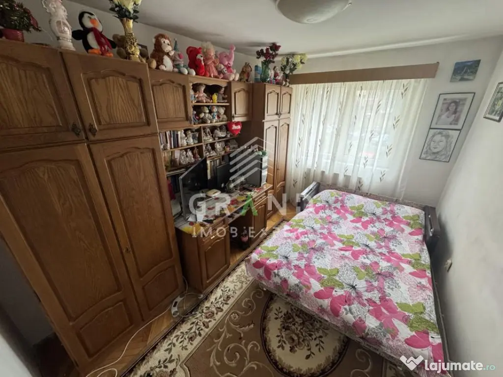 3 camere decomandate | 2 Balcoane | Etaj 1 | Mănăștur/Meh 