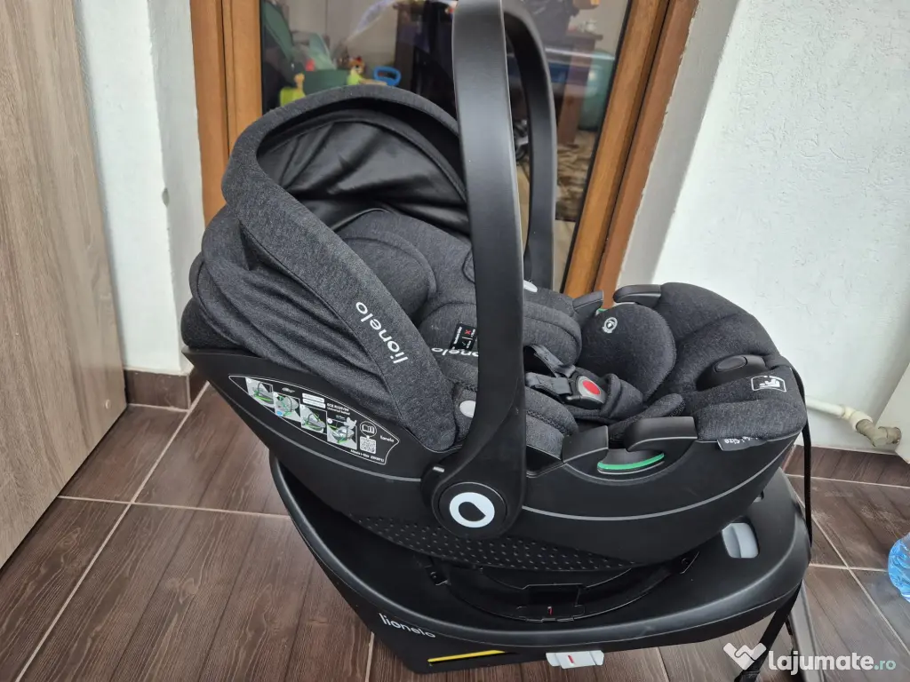 Scoica auto + baza Isofix Lionelo Astrid i-Size (0-13 kg) 
