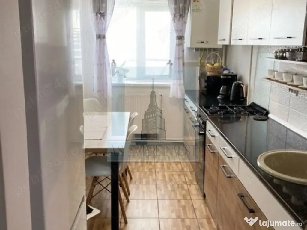 Apartament 3 cam. 68 mp,,dec.,et.3/4, 2 bai -zona Florilo... 