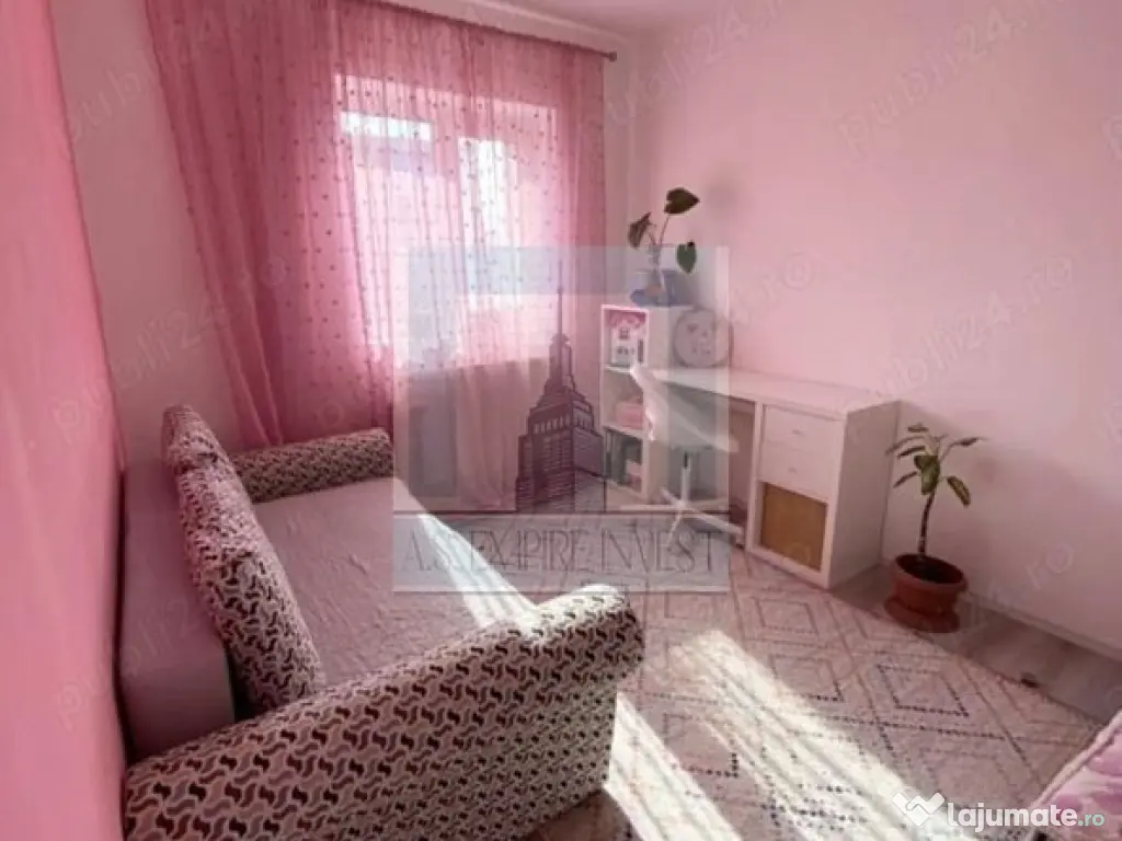 Apartament 3 cam. 68 mp,,dec.,et.3/4, 2 bai -zona Florilo... 