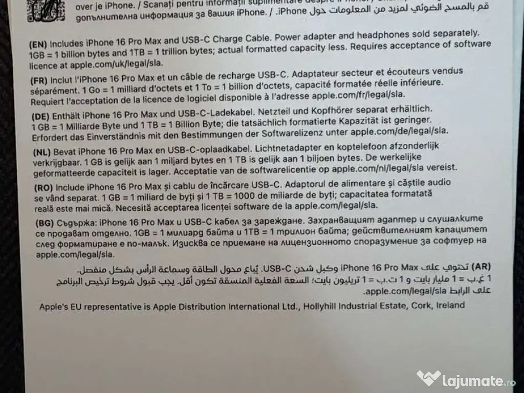 iPhone 16 Pro Max 🔥 Folosit cu Grijă 