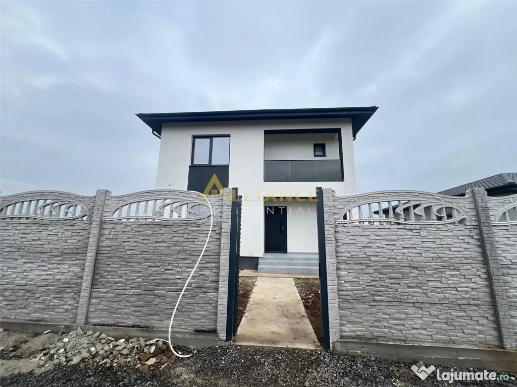 Vila mediteraneana - 4 camere - 2 bai - beci- 375mp teren