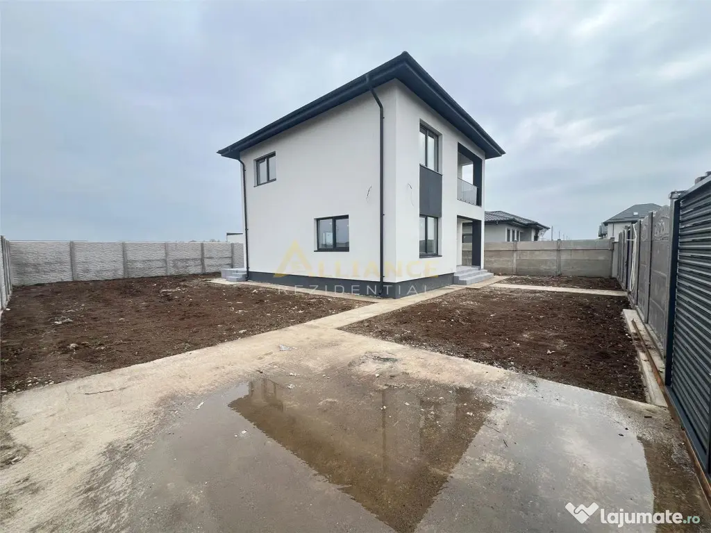 Vila mediteraneana - 4 camere - 2 bai - beci- 375mp teren