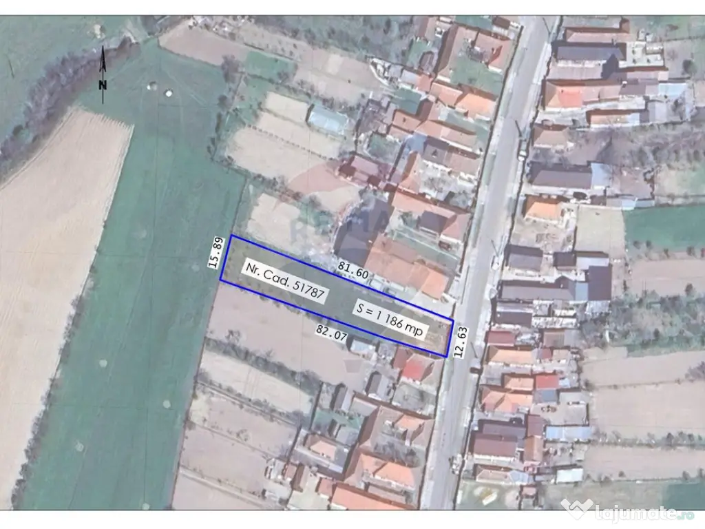 De vânzare teren intravilan 1,186mp Ineu -Strada Princip... 