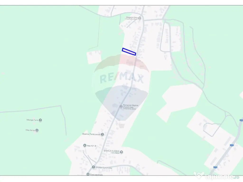 De vânzare teren intravilan 1,186mp Ineu -Strada Princip... 