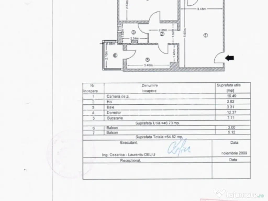 Apartament 2 camere cu parcare /Liviu Rebreanu -Comision 0% 