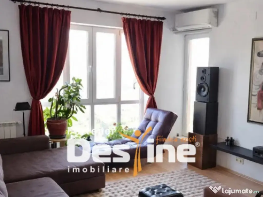 Apartament 2 camere,58 mp complet mobilat 