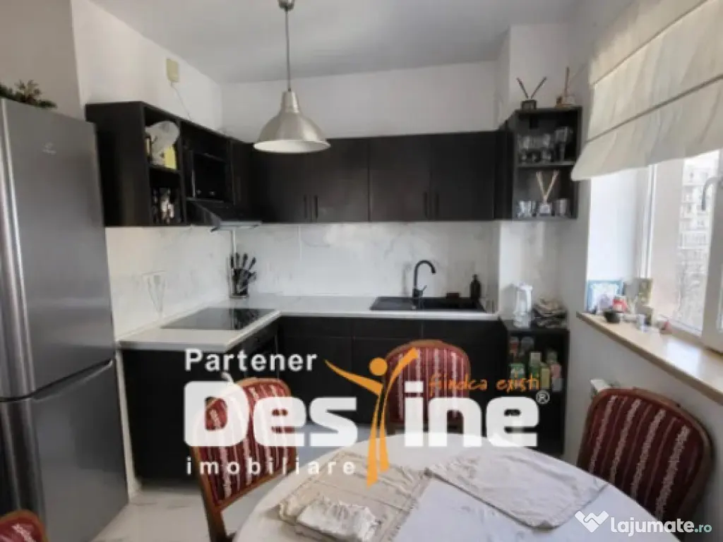 Apartament 2 camere,58 mp complet mobilat 