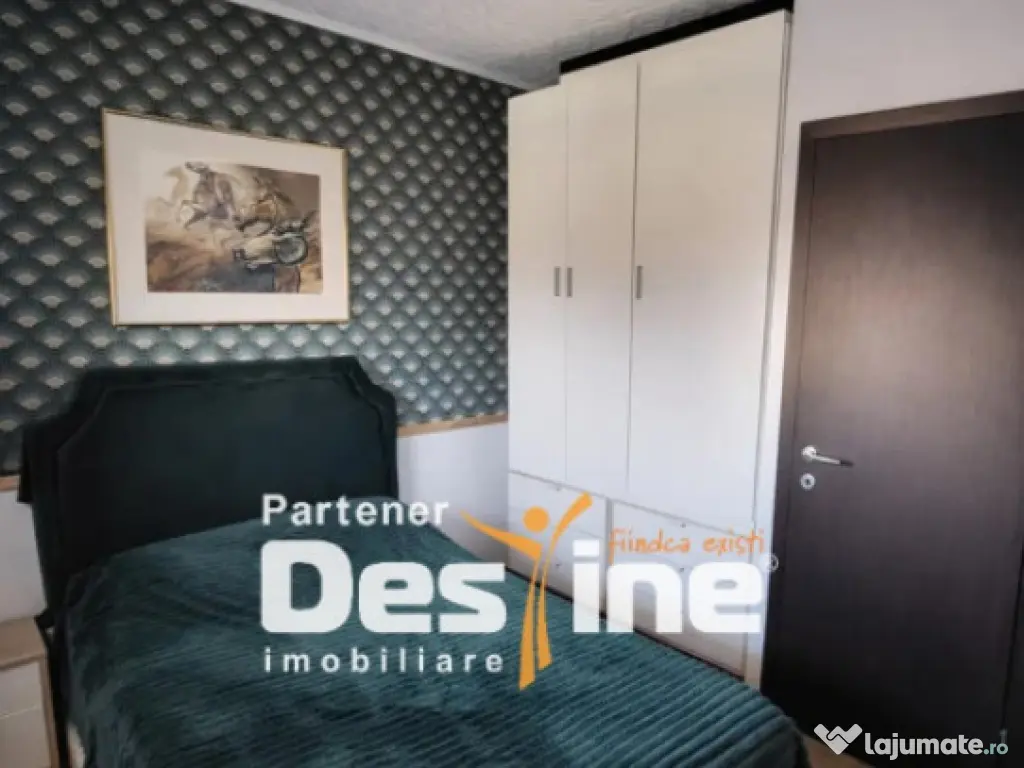 Apartament 2 camere,58 mp complet mobilat 