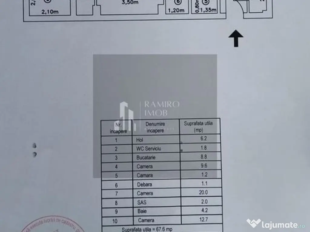 Apartament 3 camere decomandat 13 Septembrie 