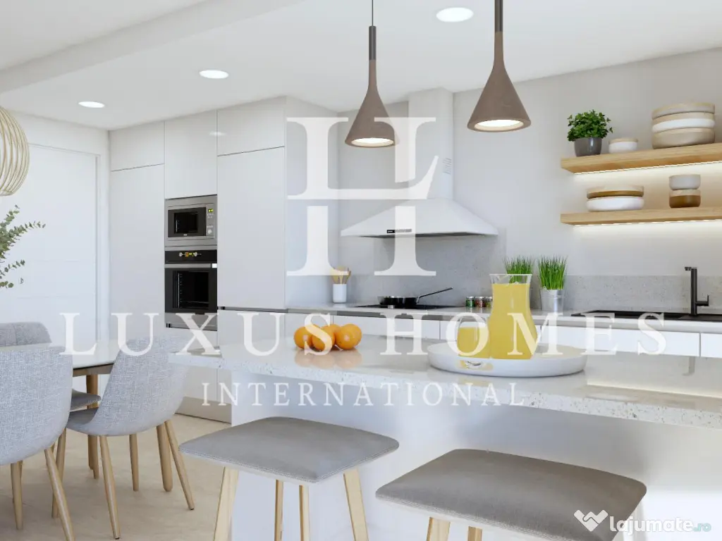 Apartament de lux la parter, cu terasă și piscină, situat într-o zonă premium 