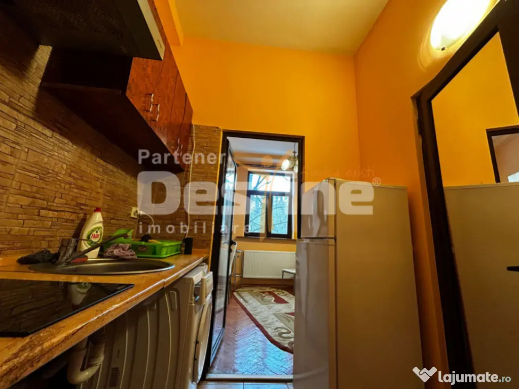 Garsoniera 18mp Copou mobilata si utilata complet 