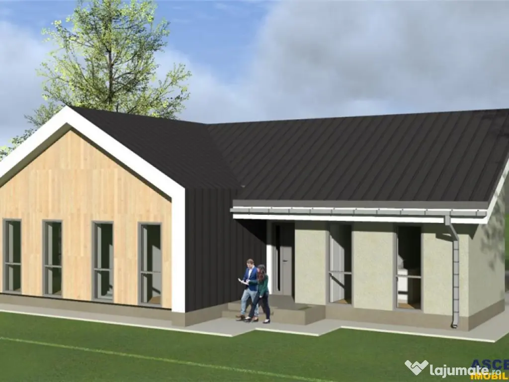 Rezidenta moderna, la cheie, 520 mp teren, Harman, Brasov. 