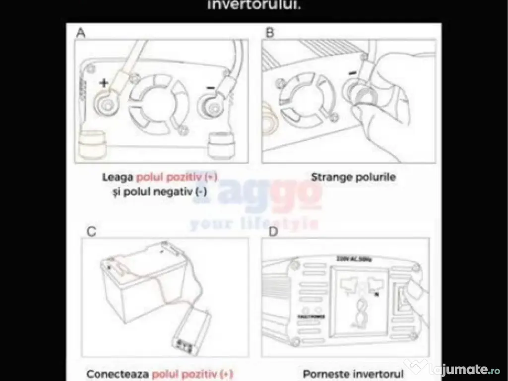 Invertor 8000W – unda sinusoidala pura 