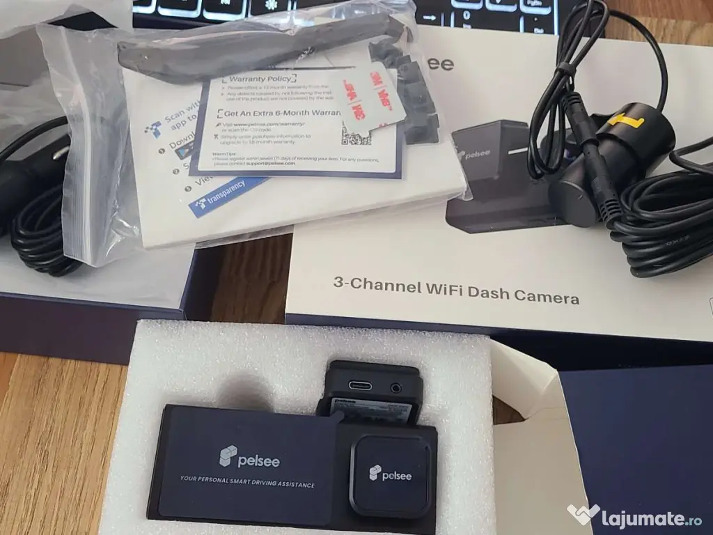 camera auto Pelsee P2- Trio -3 channel -4K 